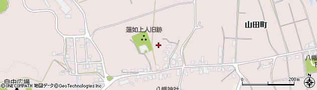 石川県加賀市山田町（カ）周辺の地図