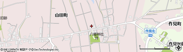石川県加賀市山田町（ナ）周辺の地図