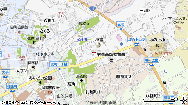 〒384-0017 長野県小諸市三和の地図