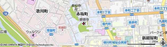 恵徳寺周辺の地図