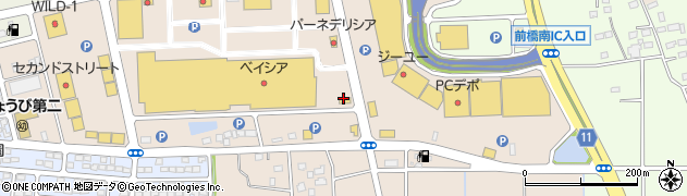 丸亀製麺 パワーモール前橋みなみ店周辺の地図
