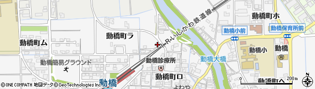 石川県加賀市動橋町ラ69周辺の地図