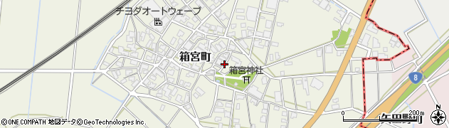石川県加賀市箱宮町周辺の地図