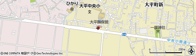 栃木県栃木市大平町新1307周辺の地図