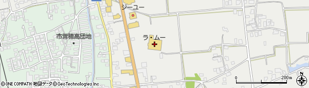 ラ・ムー穂高店周辺の地図