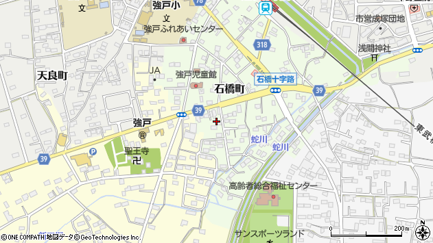 〒373-0007 群馬県太田市石橋町の地図