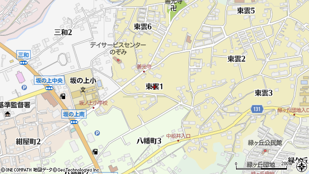 〒384-0023 長野県小諸市東雲の地図