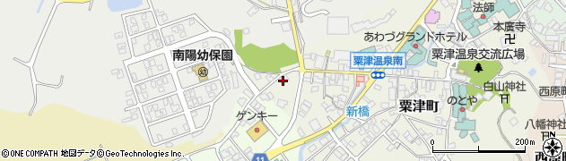 石川県小松市粟津町（ロ）周辺の地図