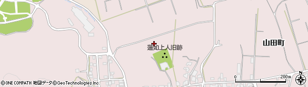 石川県加賀市山田町ヘ周辺の地図