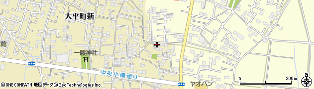 栃木県栃木市大平町新1486周辺の地図