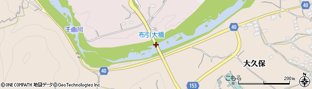 布引大橋周辺の地図