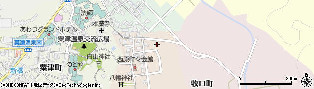 石川県小松市西原町（ホ）周辺の地図