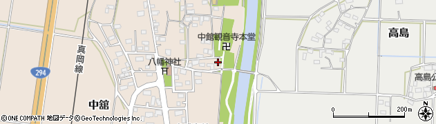 茨城県筑西市中舘505周辺の地図