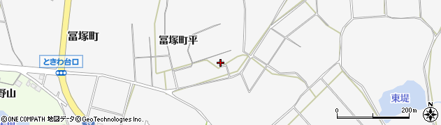 石川県加賀市冨塚町（祖開）周辺の地図