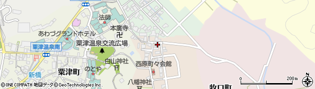 石川県小松市西原町（ニ）周辺の地図