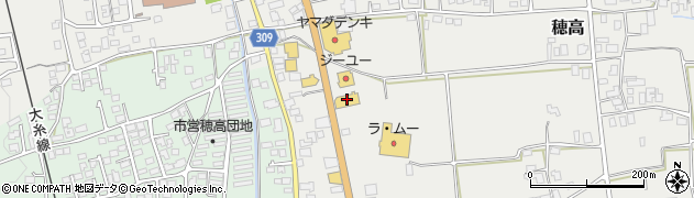 ＡＯＫＩ穂高店周辺の地図