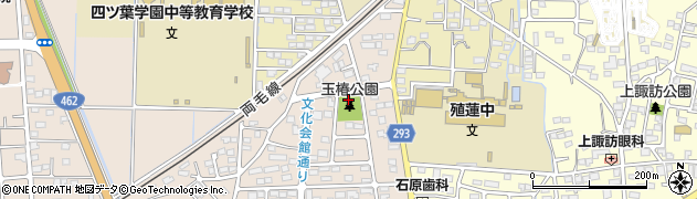 伊勢崎市玉椿公園周辺の地図