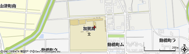 石川県立加賀高等学校周辺の地図