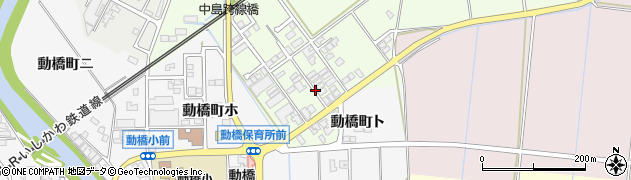 石川県加賀市中島町イ周辺の地図