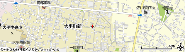 栃木県栃木市大平町新1591周辺の地図
