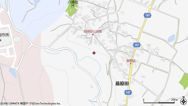 〒386-0402 長野県上田市藤原田の地図