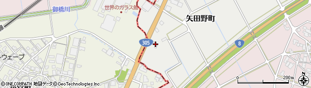 石川県小松市矢田野町（五六）周辺の地図