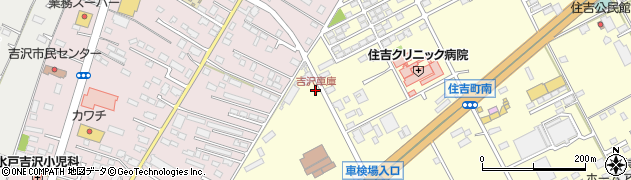 吉沢車庫周辺の地図