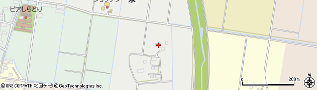 茨城県筑西市泉350周辺の地図