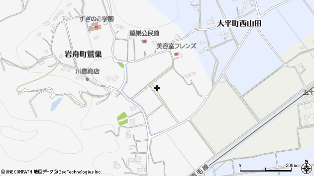 〒329-4301 栃木県栃木市岩舟町鷲巣の地図