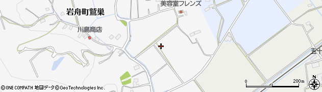 栃木県栃木市岩舟町鷲巣周辺の地図