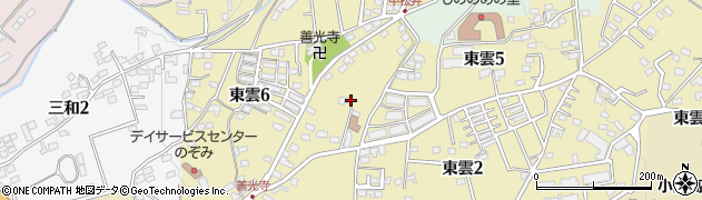 長野県小諸市東区周辺の地図