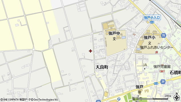 〒373-0051 群馬県太田市天良町の地図