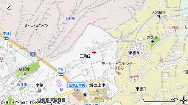 〒384-0018 長野県小諸市坂ノ上の地図