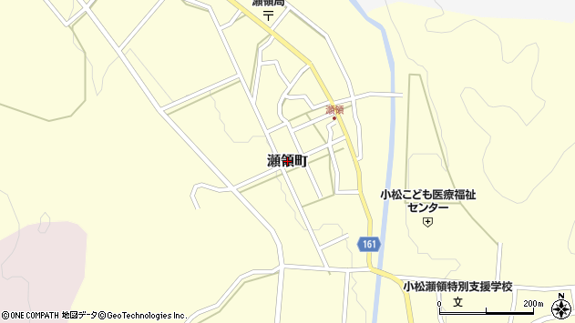 〒923-0183 石川県小松市瀬領町の地図