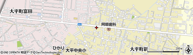 栃木県栃木市大平町新1631周辺の地図
