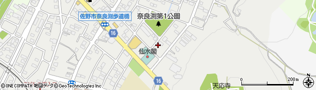 栃木県佐野市奈良渕町319周辺の地図