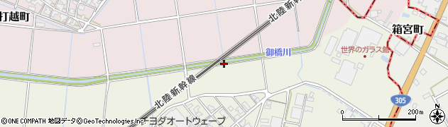 加賀ゆめのゆ　厨房周辺の地図