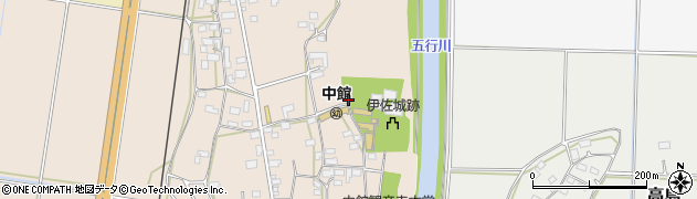 茨城県筑西市中舘525周辺の地図