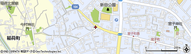 伊勢崎運転代行社周辺の地図