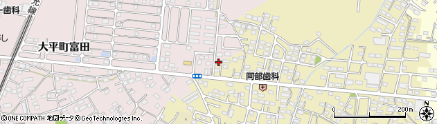 栃木県栃木市大平町新1621周辺の地図