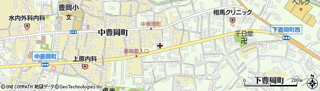 群馬県警察本部　高崎警察署豊岡駐在所周辺の地図