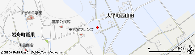 栃木県栃木市大平町西山田3127周辺の地図