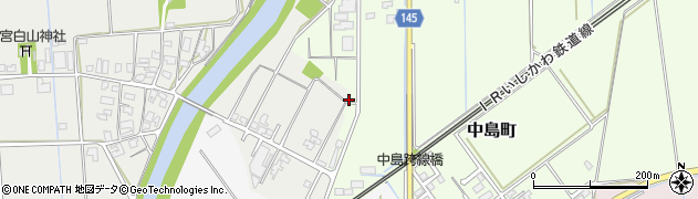 石川県加賀市中島町（ハ）周辺の地図