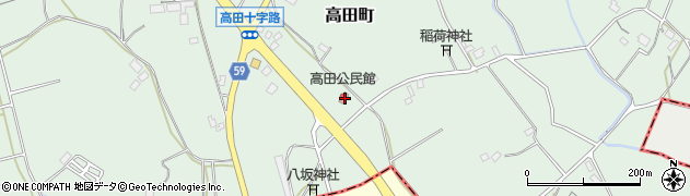 茨城県水戸市高田町205周辺の地図