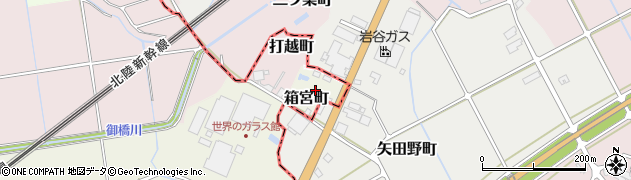 石川県加賀市箱宮町（ヤ）周辺の地図