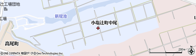 石川県加賀市小塩辻町（中尾）周辺の地図
