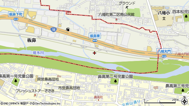 〒379-0111 群馬県安中市板鼻の地図