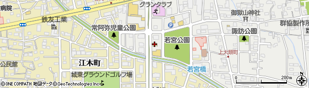 がってん寿司 高崎上大類店周辺の地図