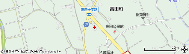 茨城県水戸市高田町197周辺の地図