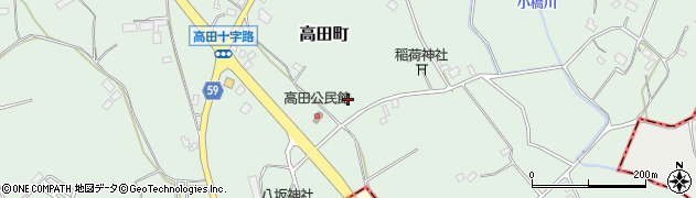 茨城県水戸市高田町173周辺の地図